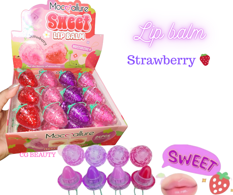 Lip balm fresa( Caja 24 Unidades)
