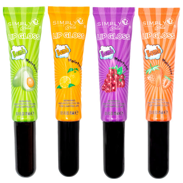 "Bomb" Moisture Lip Gloss de Simply Bella.