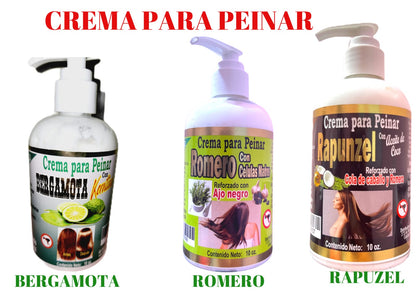 CREMA PARA PEINAR NATURALES 100% MEXICANA