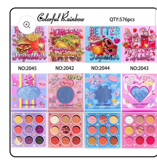 6 paletas variadas colorful