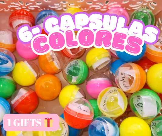 6- Cápsulas de colores