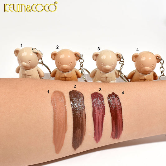 Labial mate Oso con llavero