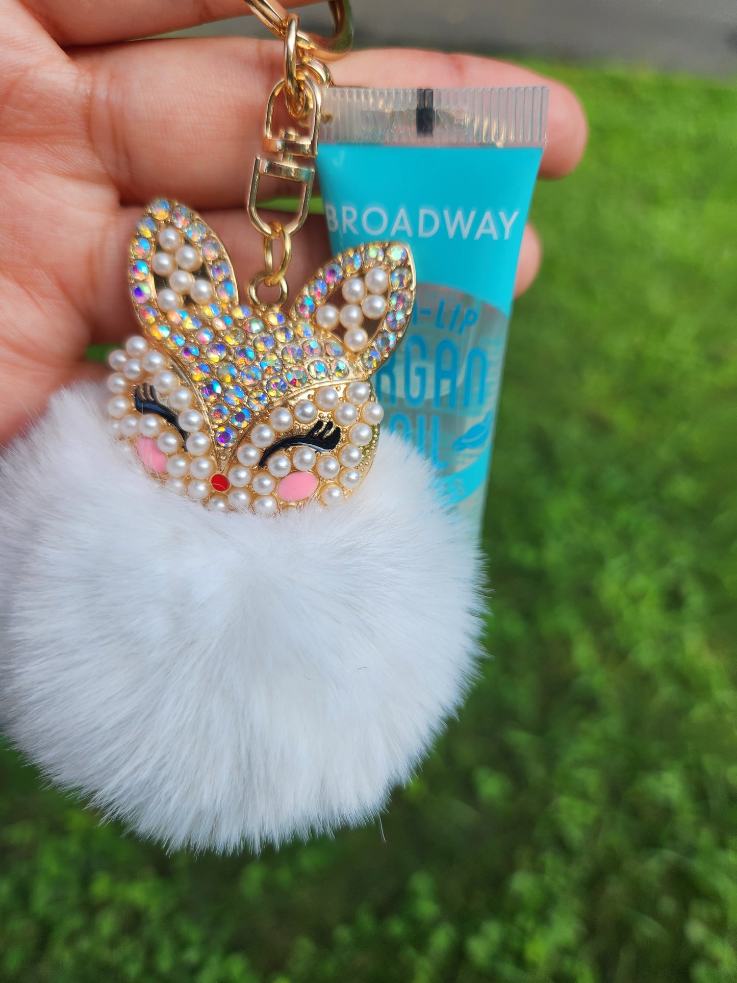 Llavero gatito + Lip gloss