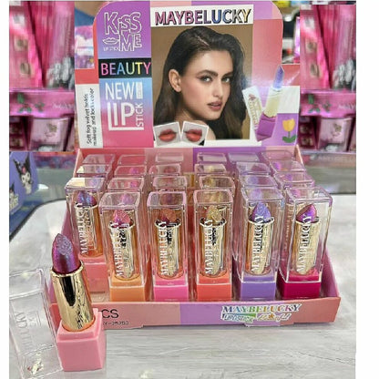 Labial Matte con glitter( Caja de 24 Unidades)