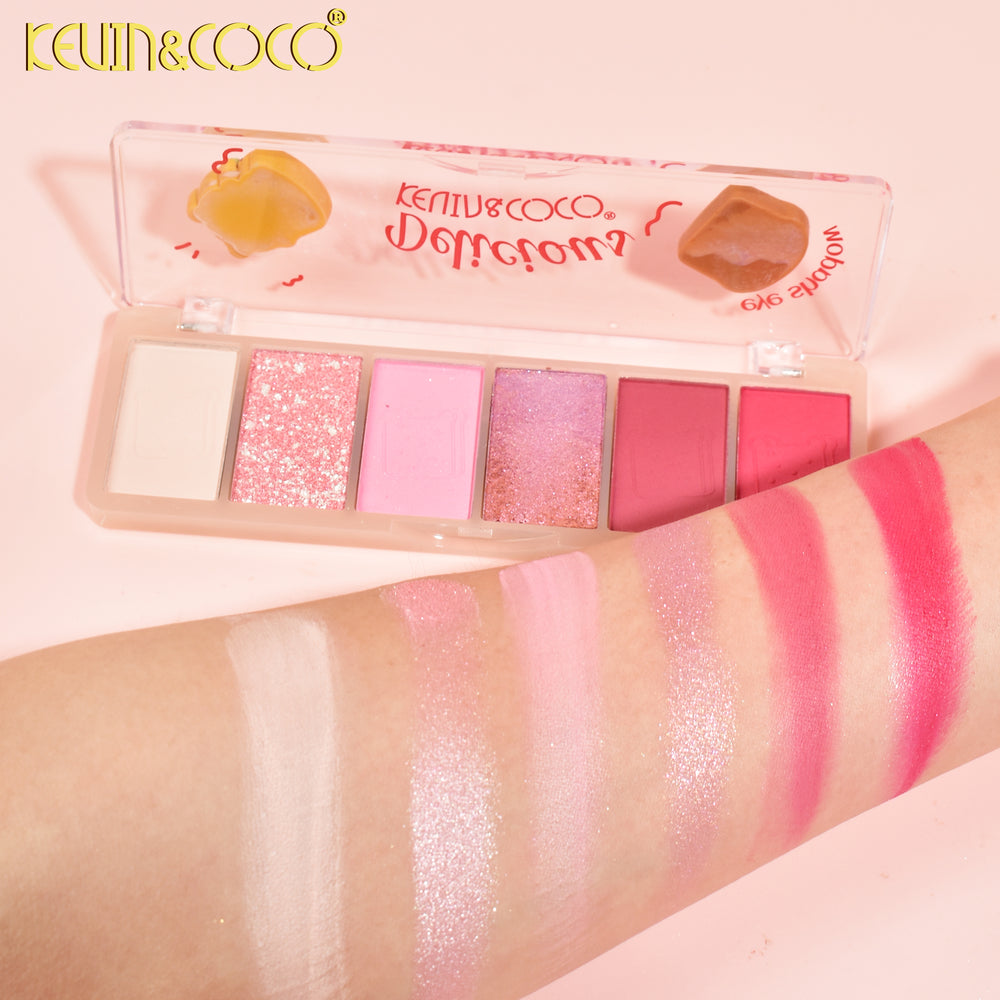 Sombras de ojos foodie fun 6 tonos Kevin&Coco