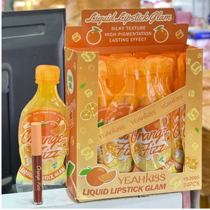 Lip gloss jugo de naranja