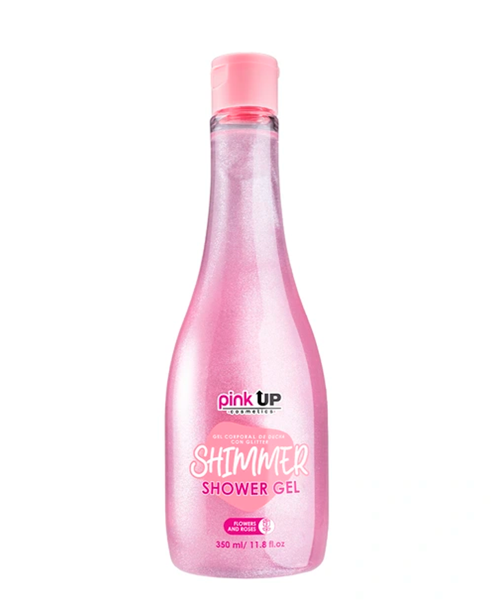 Glitter Body Shower Gel 350 ml - Pink Up