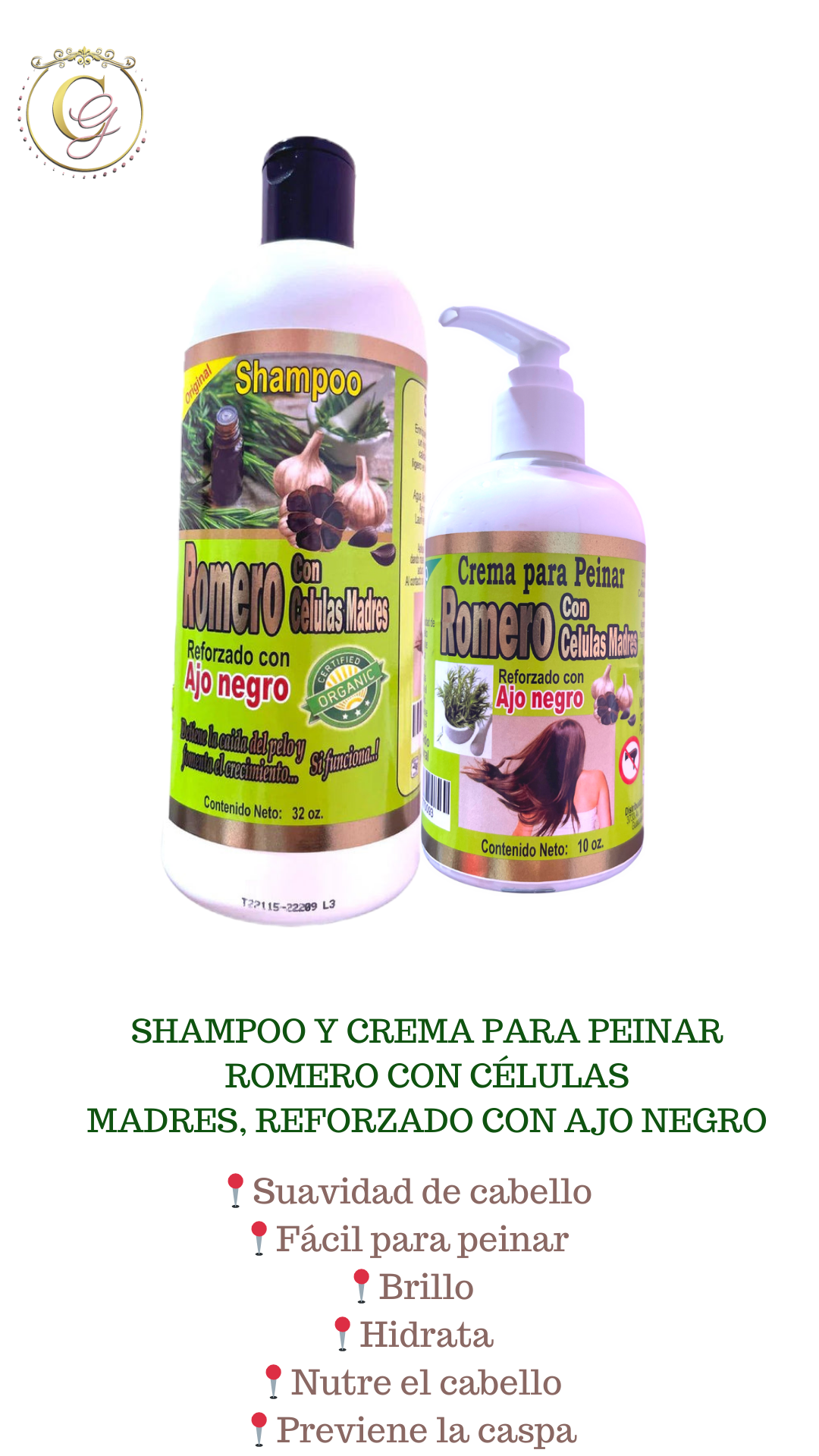 SHAMPOO+ CREMA+CEPILLO DESENREDANTE GRATIS