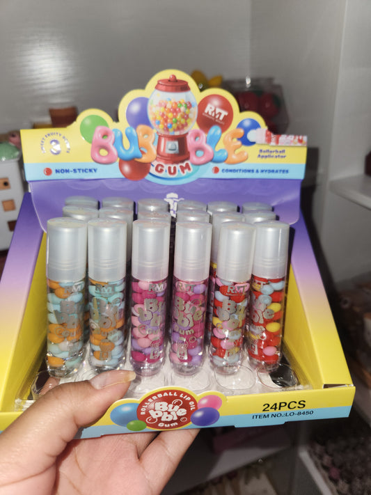 18 lip glos. Aceite labial en roll-on Bubble Gum