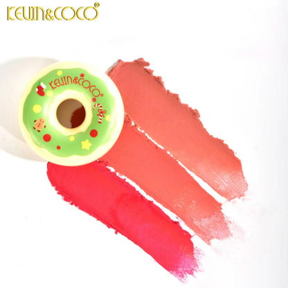 Lipgloss Kevin & Coco Merry & Bright Lip Gloss Moisturizing Balm with Festive Keychain Christmas Tree Design